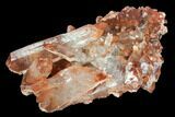 Natural, Red Quartz Crystal Cluster - Morocco #101008-1